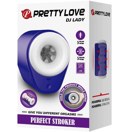 PRETTY LOVE - DJ LADY VIBRO-CUP LILA: INTENSIV & KOMPAKT - Automatischer Masturbator