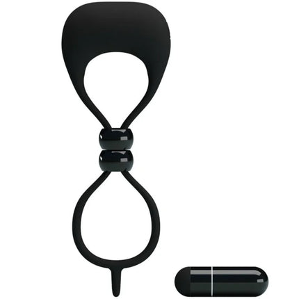 PRETTY LOVE - DOPPELRING FÜR PENIS UND HODEN - Doppelring mit Vibration
