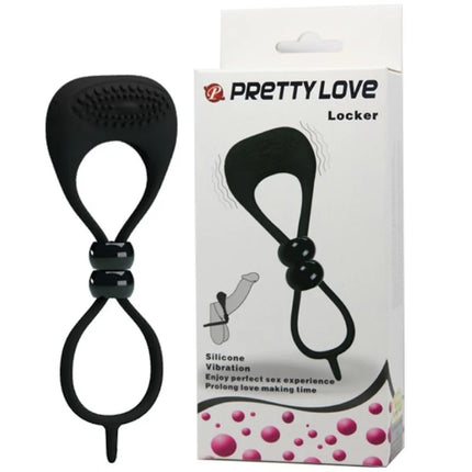 PRETTY LOVE - DOPPELRING FÜR PENIS UND HODEN - Doppelring mit Vibration