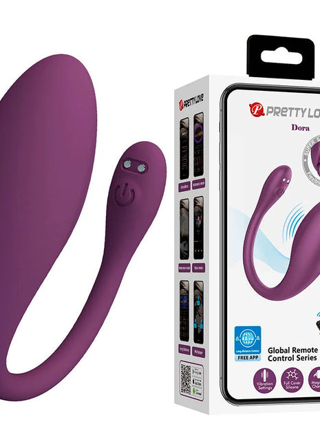 PRETTY LOVE - DORA UNSICHTBARER VIBRATOR MIT KOSTENLOSER APP