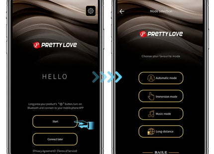 PRETTY LOVE - DORA UNSICHTBARER VIBRATOR MIT KOSTENLOSER APP