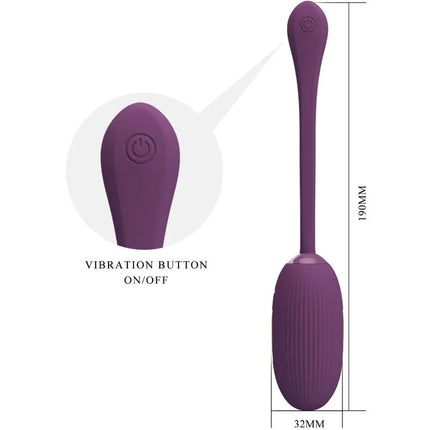 PRETTY LOVE - DOREEN PURPLE VIBRATIONS-EI - Vibrierendes Ei