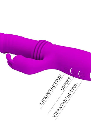 PRETTY LOVE - DOROTHY PURPLE WIEDERAUFLADBARER KANINCHENVIBRATOR