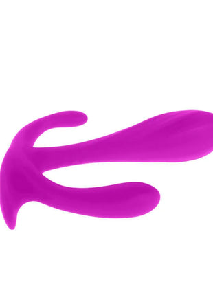 Vibranter magentafarbener silikon-doppelstimulationsspielzeug edgar von pretty love mit ergonomischem dreifach gebogenem design