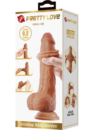 PRETTY LOVE - DRACO REALISTISCHER DILDO 23 CM MODELL 2 FLEISCH