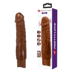 Brauner silikon vibrator rufus von pretty love modell duke realistic 23,5 cm lang mit 4,8 cm durchmesser
