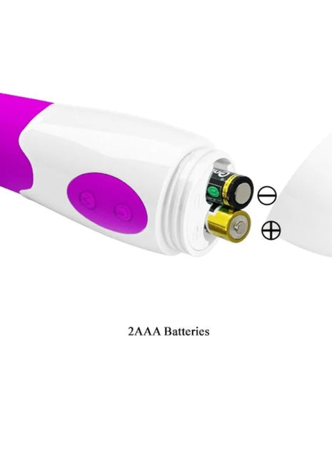 Prätty love elemental vibrator lila mit 30 vibrationsmodi und ergonomischem, glattem design in violett und weiß