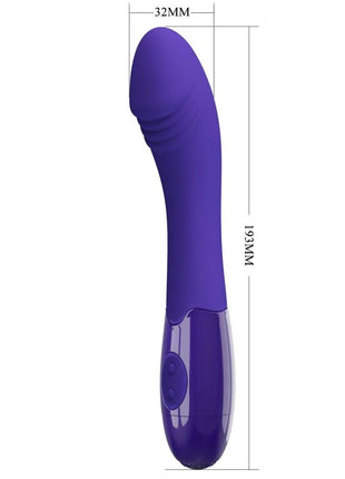PRETTY LOVE - ELEMENTAL YOUTH VIOLET VIBRATOR DILDO - Dildos