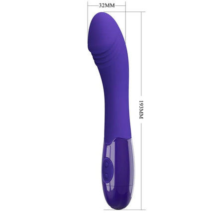PRETTY LOVE - ELEMENTAL YOUTH VIOLET VIBRATOR DILDO - Dildos
