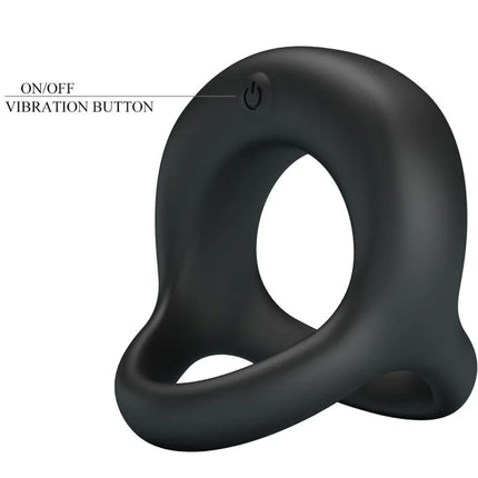 PRETTY LOVE - ELLIOTT SCHWARZER VIBRIERENDER RING - Penisring mit Vibration