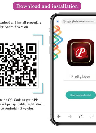 PRETTY LOVE - ELVIRA KEGEL BALLS APP FERNBEDIENUNG - LILA - Vibrierendes Ei