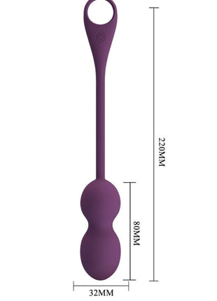 PRETTY LOVE - ELVIRA KEGEL BALLS APP FERNBEDIENUNG - LILA - Vibrierendes Ei