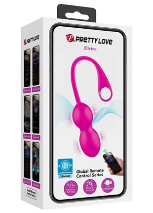 PRETTY LOVE - ELVIRA PINK WIEDERAUFLADBARE VIBRIERBÄLLE - Vibrierende Kugeln