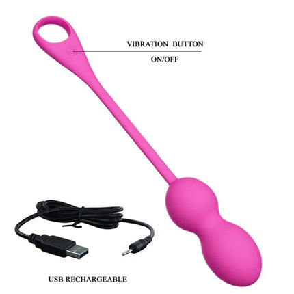 PRETTY LOVE - ELVIRA PINK WIEDERAUFLADBARE VIBRIERBÄLLE - Vibrierende Kugeln