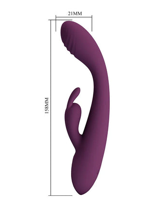 PRETTY LOVE - EMMA RABBIT LILA VIBRATOR MIT STIMULATOR