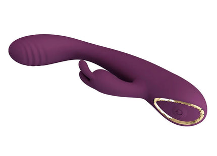 PRETTY LOVE - EMMA RABBIT LILA VIBRATOR MIT STIMULATOR