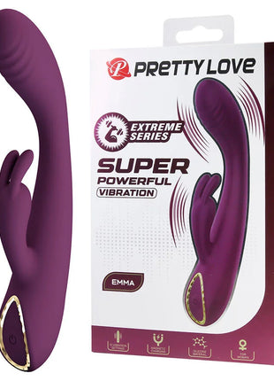 PRETTY LOVE - EMMA RABBIT LILA VIBRATOR MIT STIMULATOR