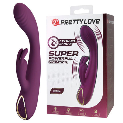 PRETTY LOVE - EMMA RABBIT LILA VIBRATOR MIT STIMULATOR