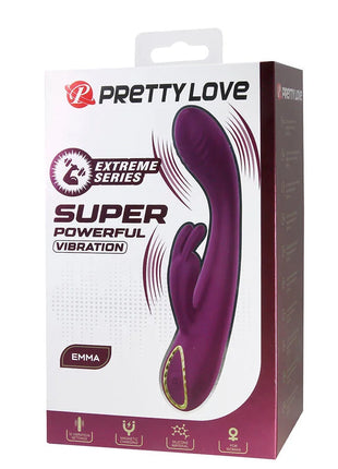 PRETTY LOVE - EMMA RABBIT LILA VIBRATOR MIT STIMULATOR