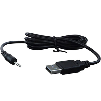 Schwarzes usb-zu-35mm audiokabel mit usb-a und trrs stecker für pretty love estelle zungen-klitoris-stimulator lila