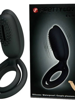 PRETTY LOVE - ESTHER VIBRATIONSRING MIT STIMULATOR - Penisring für Paare