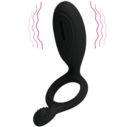 PRETTY LOVE - ETHEL VIBRATIONSRING MIT STIMULATOR - Penisring für Paare