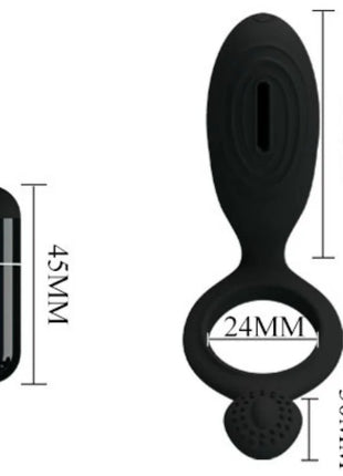 PRETTY LOVE - ETHEL VIBRATIONSRING MIT STIMULATOR - Penisring für Paare