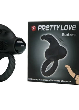 PRETTY LOVE - EUDORA VIBRIERRING MIT STIMULATOR - Penisring mit Vibration