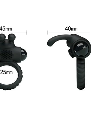 PRETTY LOVE - EUDORA VIBRIERRING MIT STIMULATOR - Penisring mit Vibration