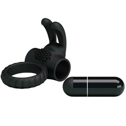 PRETTY LOVE - EUDORA VIBRIERRING MIT STIMULATOR - Penisring mit Vibration