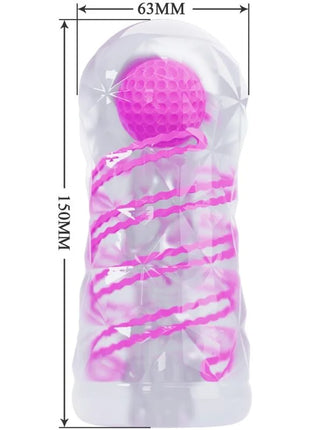 PRETTY LOVE - FANTASY MNNLICHER MASTURBATOR MIT INNENSPIRALE UND TRANSPARENTEN BLLEN - Ei-Masturbator