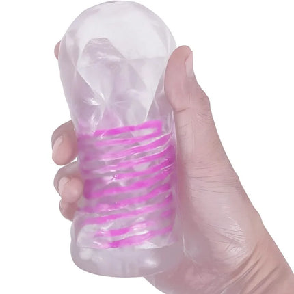 PRETTY LOVE - FANTASY MNNLICHER MASTURBATOR MIT INNENSPIRALE UND TRANSPARENTEN BLLEN - Ei-Masturbator