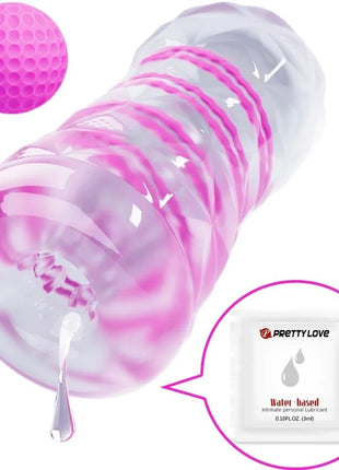 PRETTY LOVE - FANTASY MNNLICHER MASTURBATOR MIT INNENSPIRALE UND TRANSPARENTEN BLLEN - Ei-Masturbator