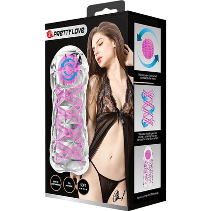 PRETTY LOVE - FANTASY MNNLICHER MASTURBATOR MIT INNENSPIRALE UND TRANSPARENTEN BLLEN - Ei-Masturbator