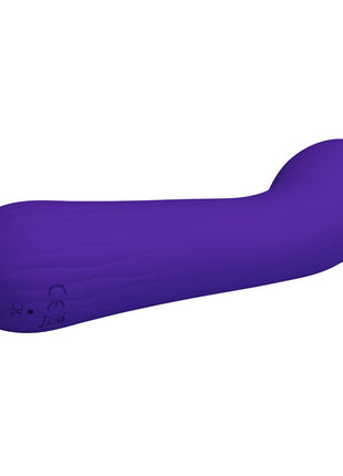 Purple silikon vibrator Pretty Love Faun mit glattem, geschwungenem Design und abgerundeten Enden
