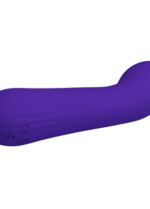 Purple silikon vibrator Pretty Love Faun mit glattem, geschwungenem Design und abgerundeten Enden