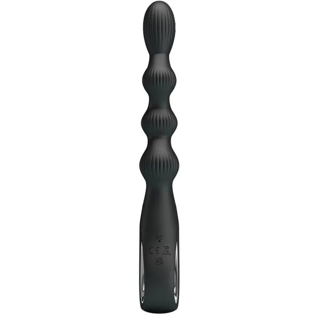 PRETTY LOVE - FEDERER ANALVIBRATOR 12 VIBRATIONEN SCHWARZ