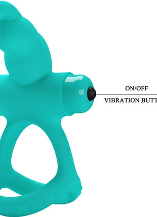 PRETTY LOVE - FIGGY GREEN RABBIT VIBRATORRING - Penisring für Paare