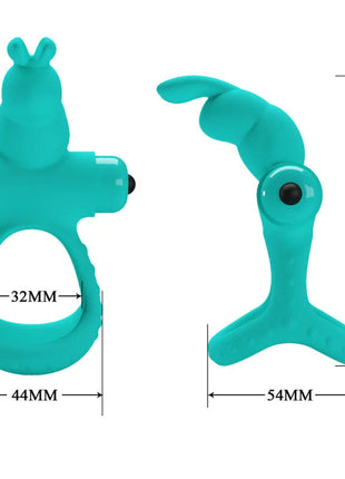 PRETTY LOVE - FIGGY GREEN RABBIT VIBRATORRING - Penisring für Paare