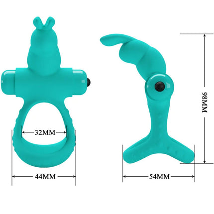 PRETTY LOVE - FIGGY GREEN RABBIT VIBRATORRING - Penisring für Paare