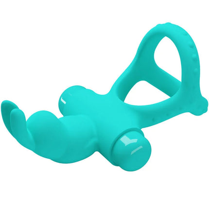 PRETTY LOVE - FIGGY GREEN RABBIT VIBRATORRING - Penisring für Paare