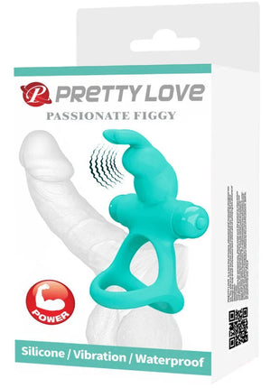 PRETTY LOVE - FIGGY GREEN RABBIT VIBRATORRING - Penisring für Paare