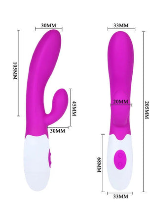 PRETTY LOVE - FLIRTATION ALVIS VIBRATOR MIT KLITORIS-STIMULATOR