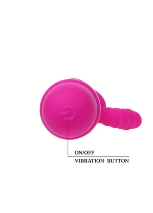 Rosa silikon flirtation arnd vibrator von pretty love mit abgerundetem kopf und strukturierter schaft