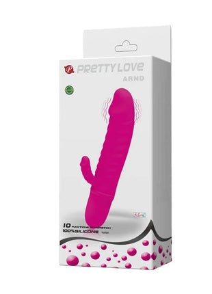 Pink prettylove flirtation arnd vibrator aus 100 prozent silikon mit vibrafunktion
