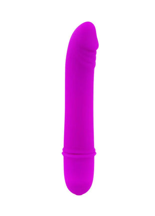 Vibrationsspielzeug pretty love flirtation beck vibrator in lebhaftem lila silikon mit glatten, abgerundeten konturen