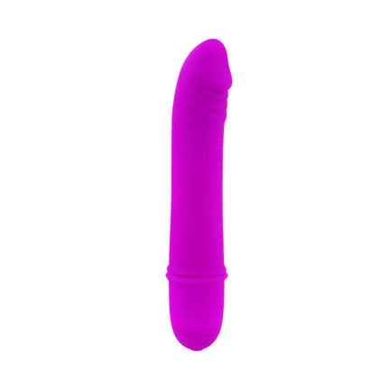 Vibrationsspielzeug pretty love flirtation beck vibrator in lebhaftem lila silikon mit glatten, abgerundeten konturen