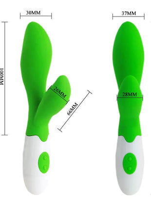 PRETTY LOVE - FLIRTATION OWEN GREEN VIBRATOR - Rabbit-Vibratoren