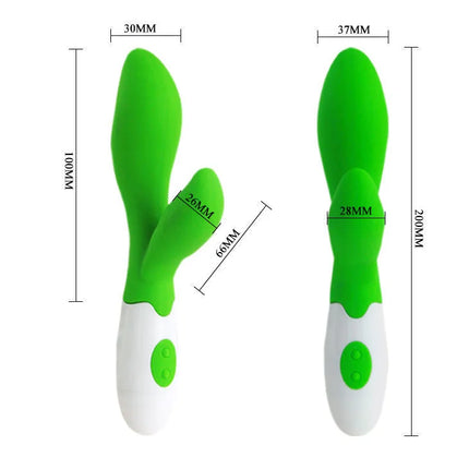 PRETTY LOVE - FLIRTATION OWEN GREEN VIBRATOR - Rabbit-Vibratoren