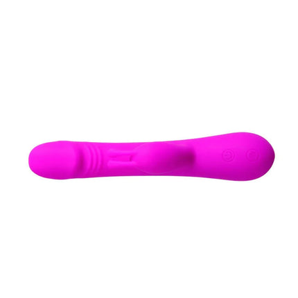 Vibranter pinker silikonvibrator flirtation mit kaninchen von pretty love mit ergonomischem design und texturiertem griffbereich